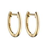 9ct Yellow Gold 13mm Huggie Hoop Earrings GE2324