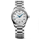 longines master collection 25.5mm silver dial automatic ladies watch