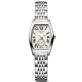 longines evidenza silver dial ladies quartz watch