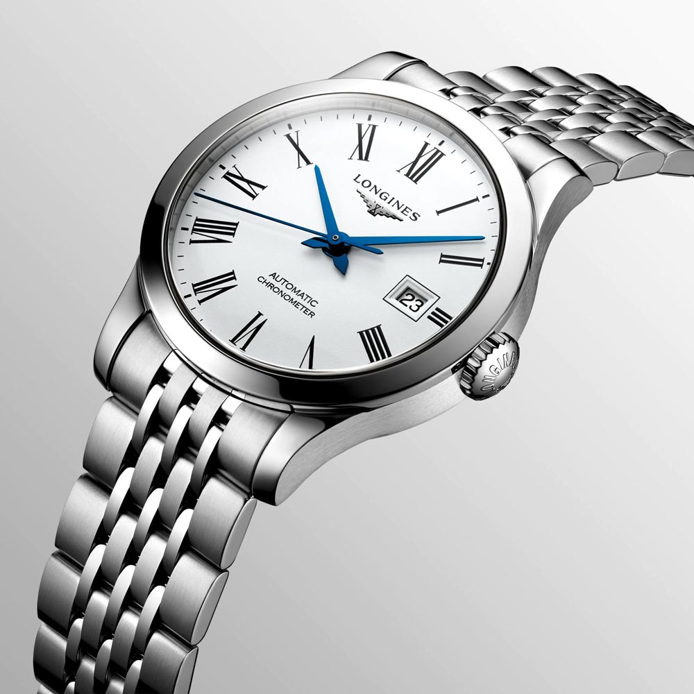 Longines Record Collection 30mm White Dial Automatic Ladies Watch L2.321.4.11.6
