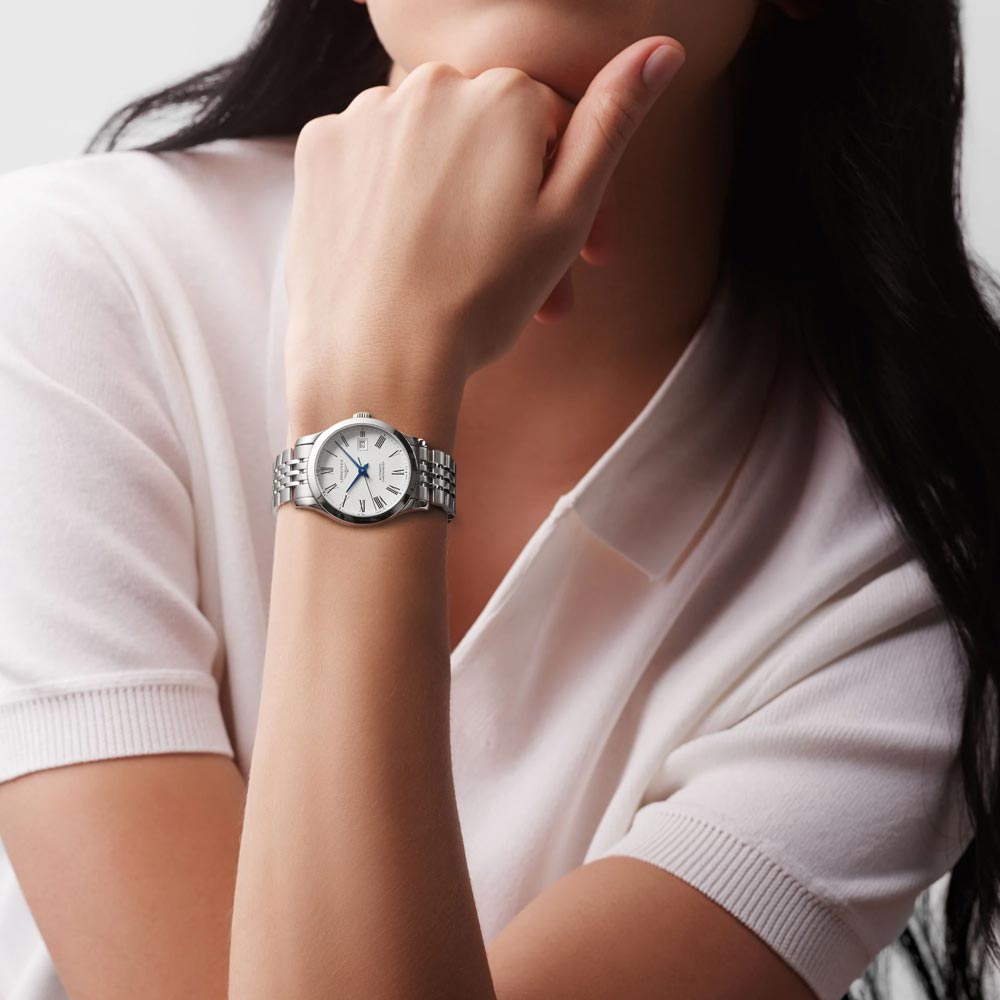 Longines Record Collection 30mm White Dial Automatic Ladies Watch L2.321.4.11.6