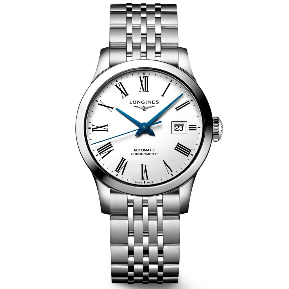 Longines Record Collection 30mm White Dial Automatic Ladies Watch L2.321.4.11.6