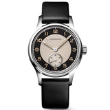 longines heritage classic tuxedo 38.5mm automatic watch