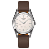 Longines Heritage Silver Arrow 38.5mm Silver Dial Automatic Gents Watch L2.834.4.72.2