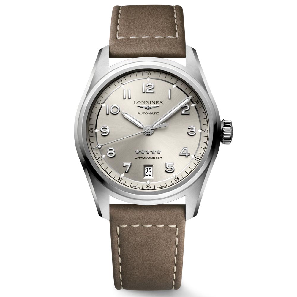 longines spirit 37mm champaign dial automatic watch