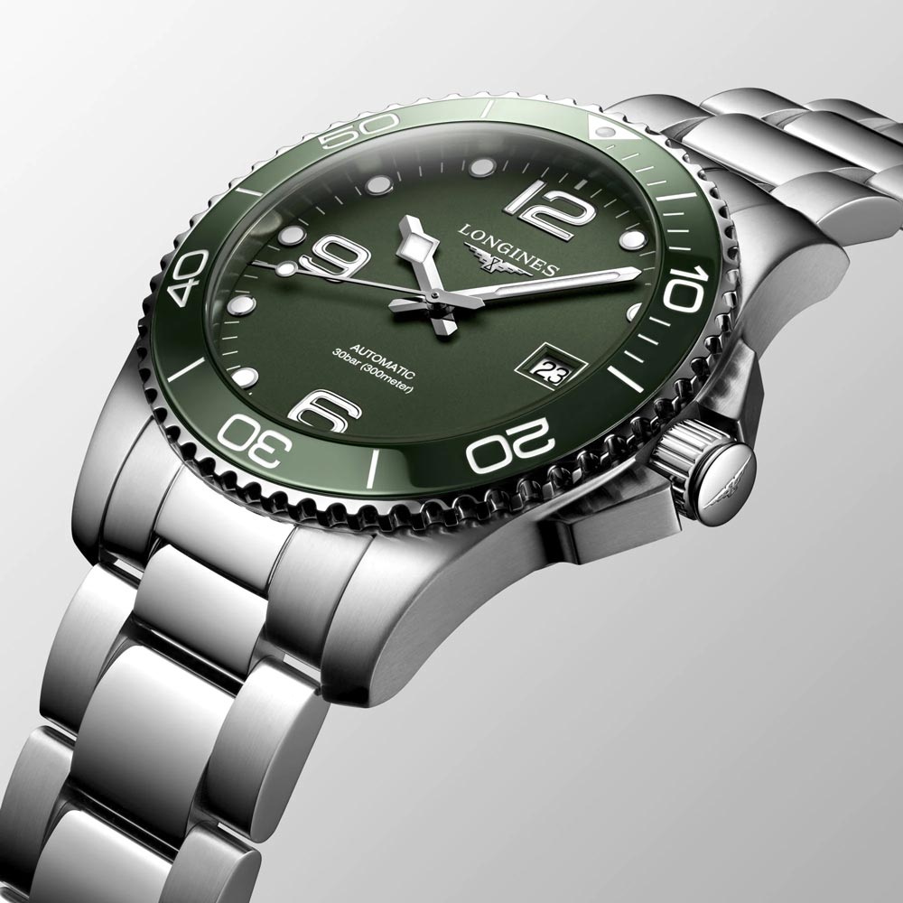 Longines HydroConquest 41mm Green Dial Automatic Gents Watch L3.781.4.06.6