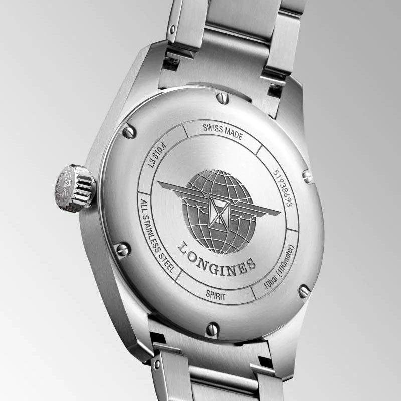 Longines Spirit 40mm Silver Dial Automatic Gents Watch L3.810.4.73.6