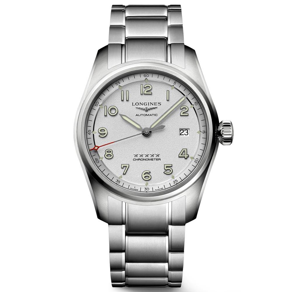 Longines Spirit 40mm Silver Dial Automatic Gents Watch L3.810.4.73.6
