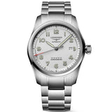 longines spirit 42mm silver dial automatic gents watch