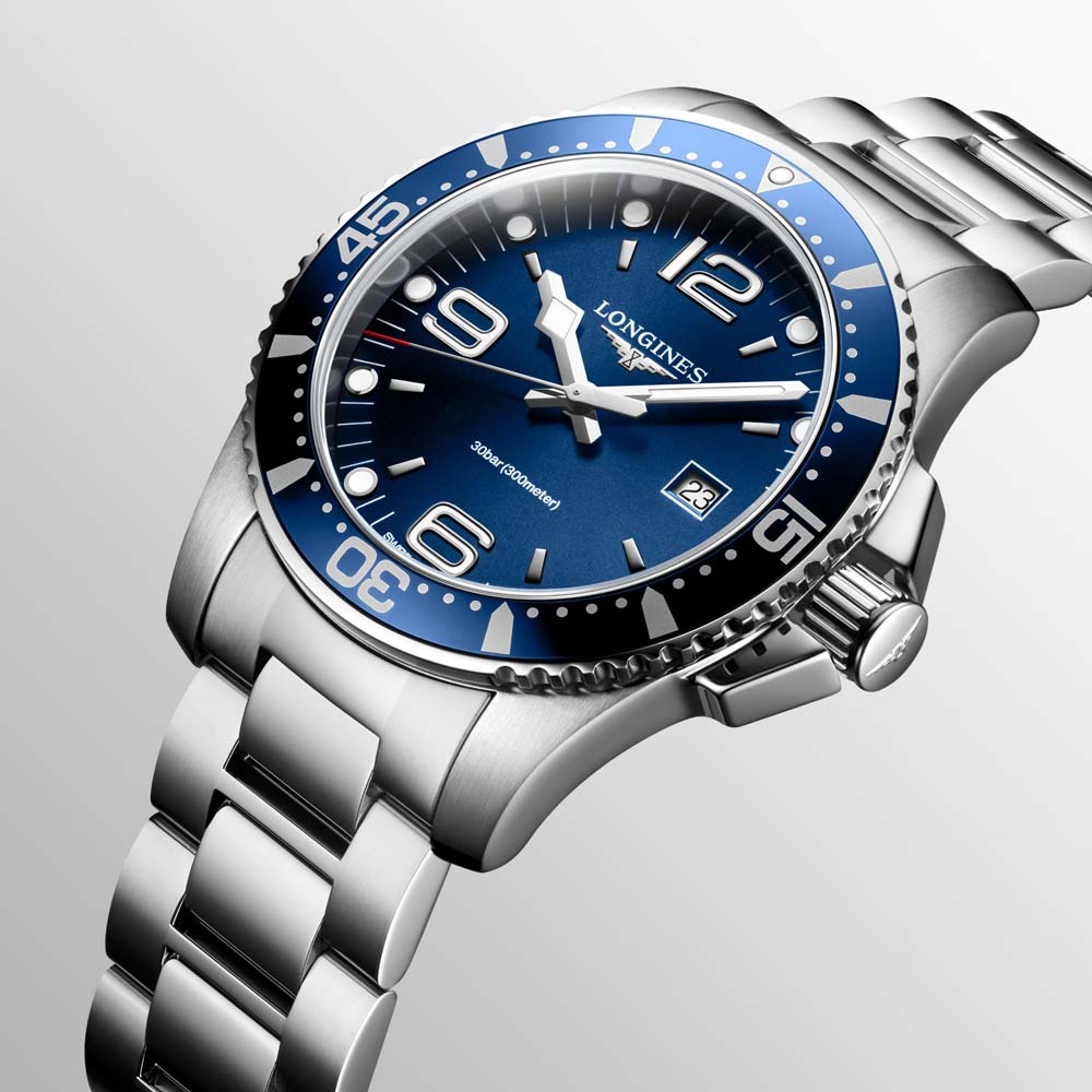 Longines HydroConquest 44mm Blue Dial Gents Quartz Watch L3.840.4.96.6
