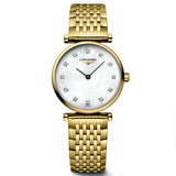 longines ladies la grande classique stainless steel diamond watch