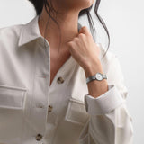 longines la grande classique 24mm silver dial ladies quartz watch model shot