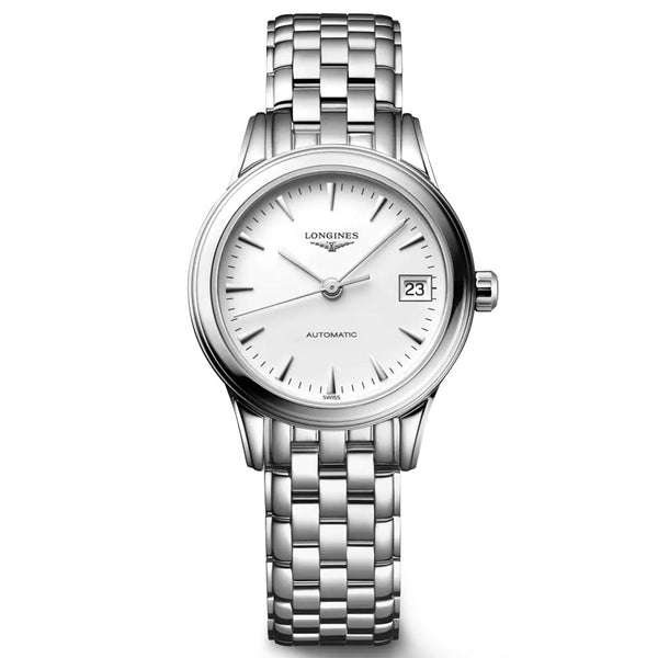 longines ladies flagship stainless steel automatic watch