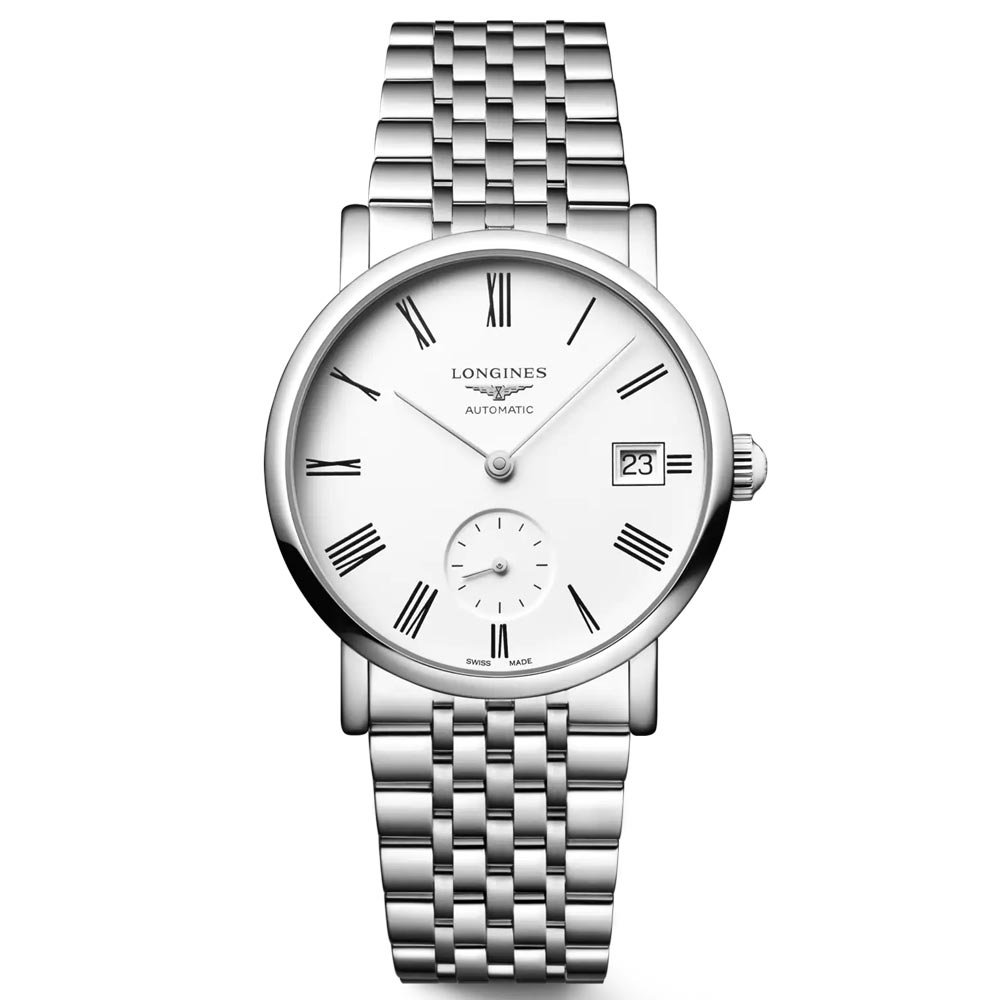 Longines Elegant Collection 34.5mm White Dial Automatic Ladies Watch L4.312.4.11.6