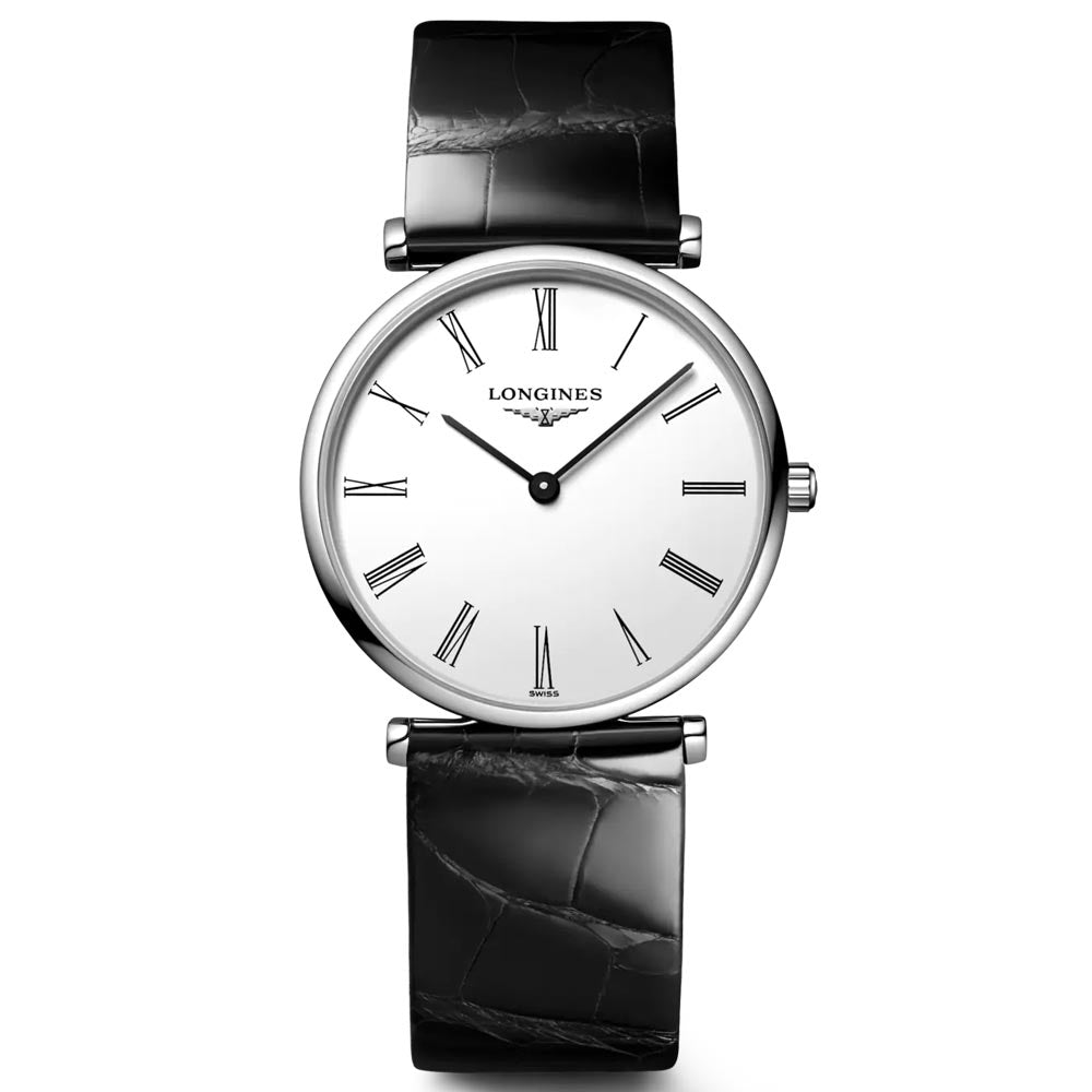 longines la grande classique 29mm white dial ladies quartz watch