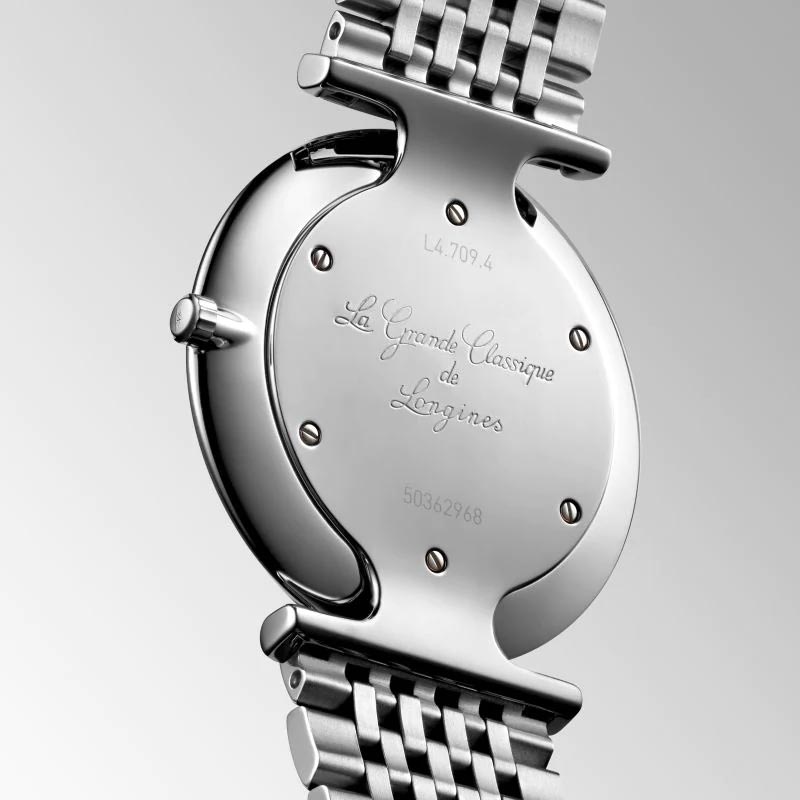 Longines La Grande Classique 33mm MOP Diamond Dot Dial Ladies Quartz Watch L4.709.4.88.6