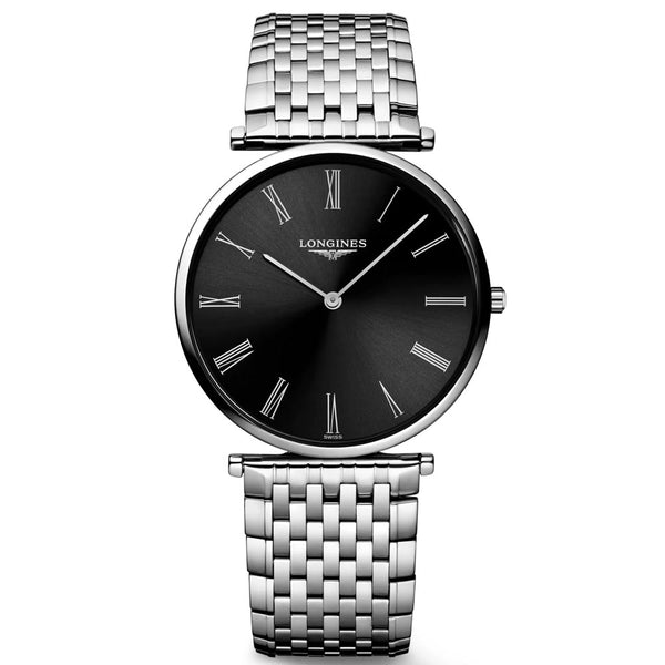 longines la grande classique 36mm black dial quartz watch