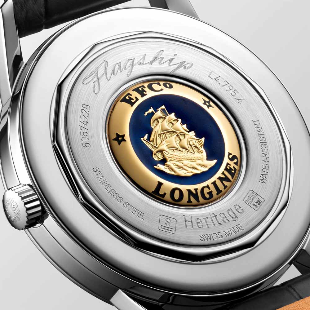 Longines Flagship Heritage 38.5mm Silver Dial Automatic Watch L4.795.4
