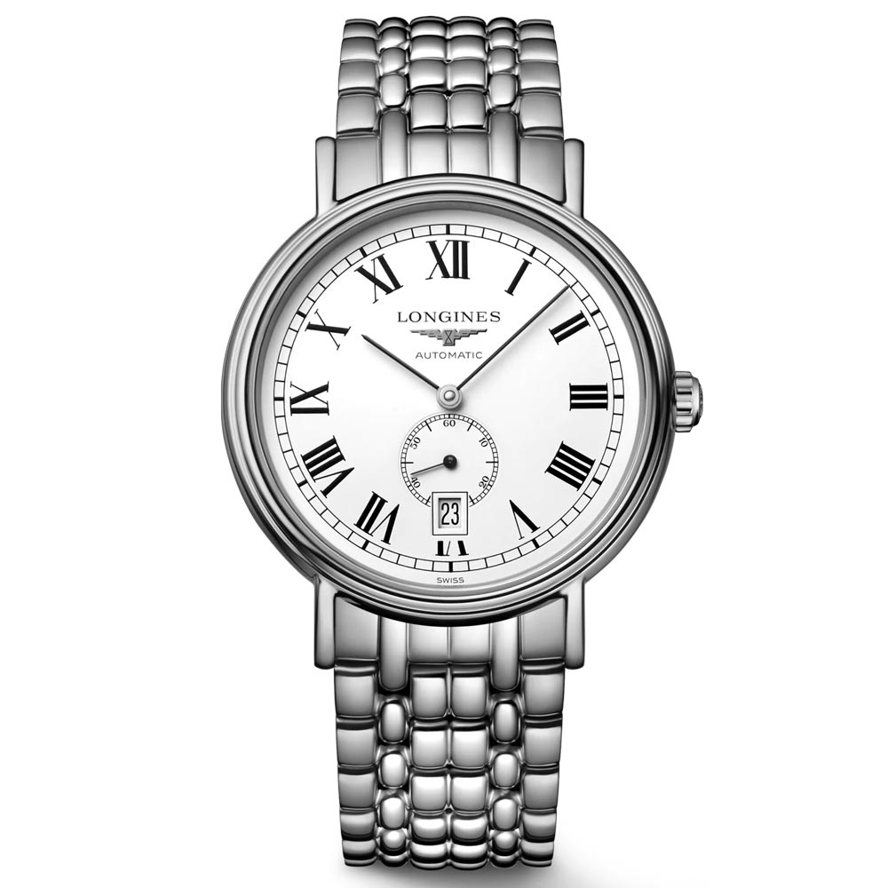 Longines Elegance Presence 40mm White Dial Automatic Gents Watch L4.905.4.11.6