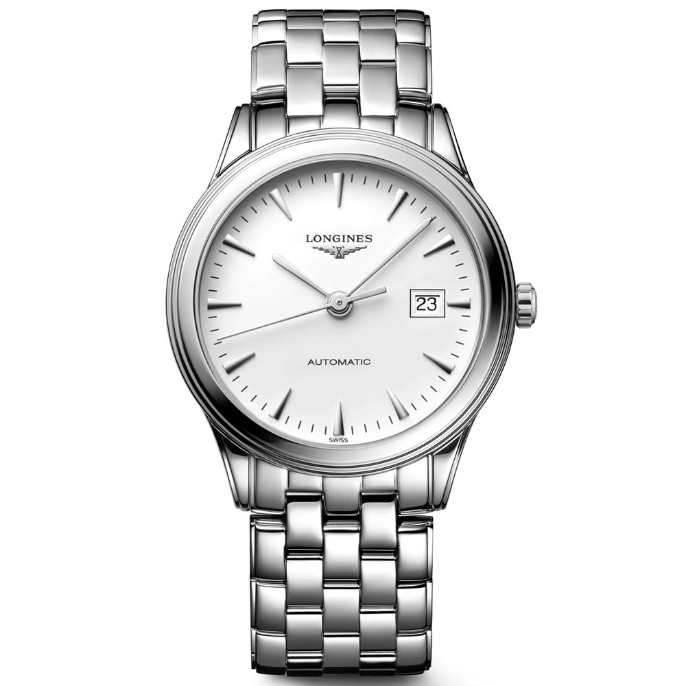 Longines Flagship 40mm White Dial Automatic Gents Watch L4.984.4.12.6