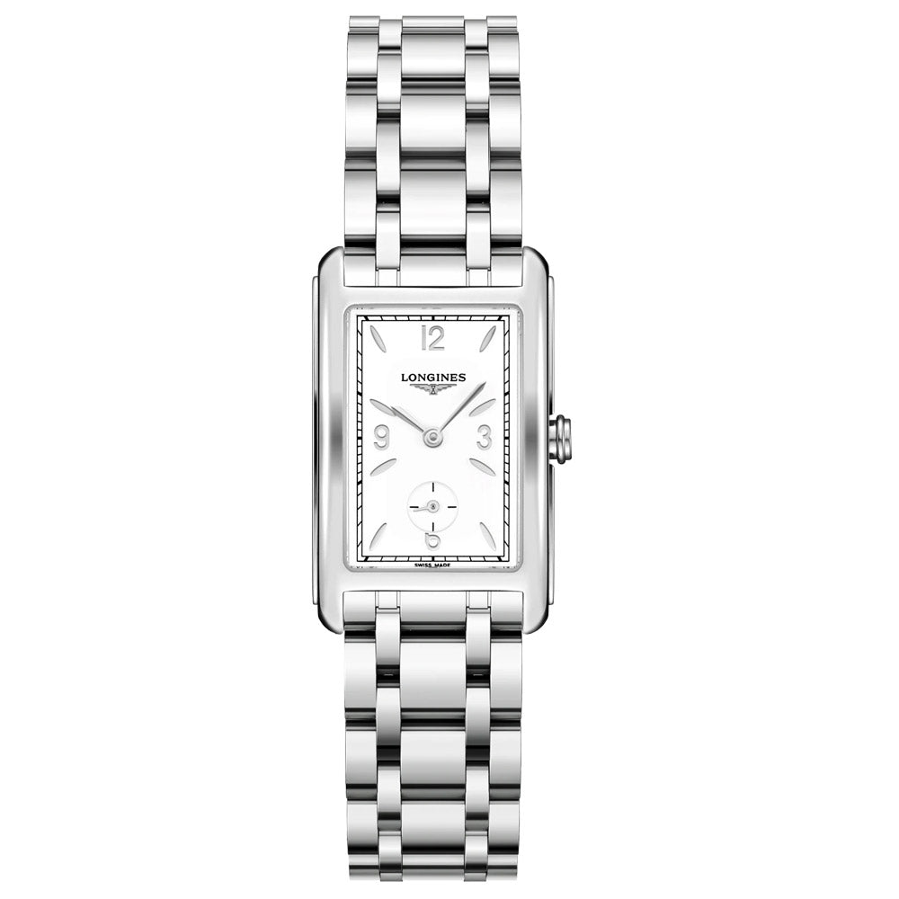 Longines Ladies Dolcevita White Dial Stainless Steel Watch L5.512.4.16.6