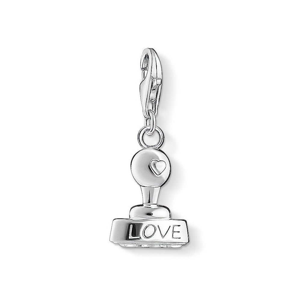 Thomas Sabo Silver Love Stamp Charm 1312-001-12
