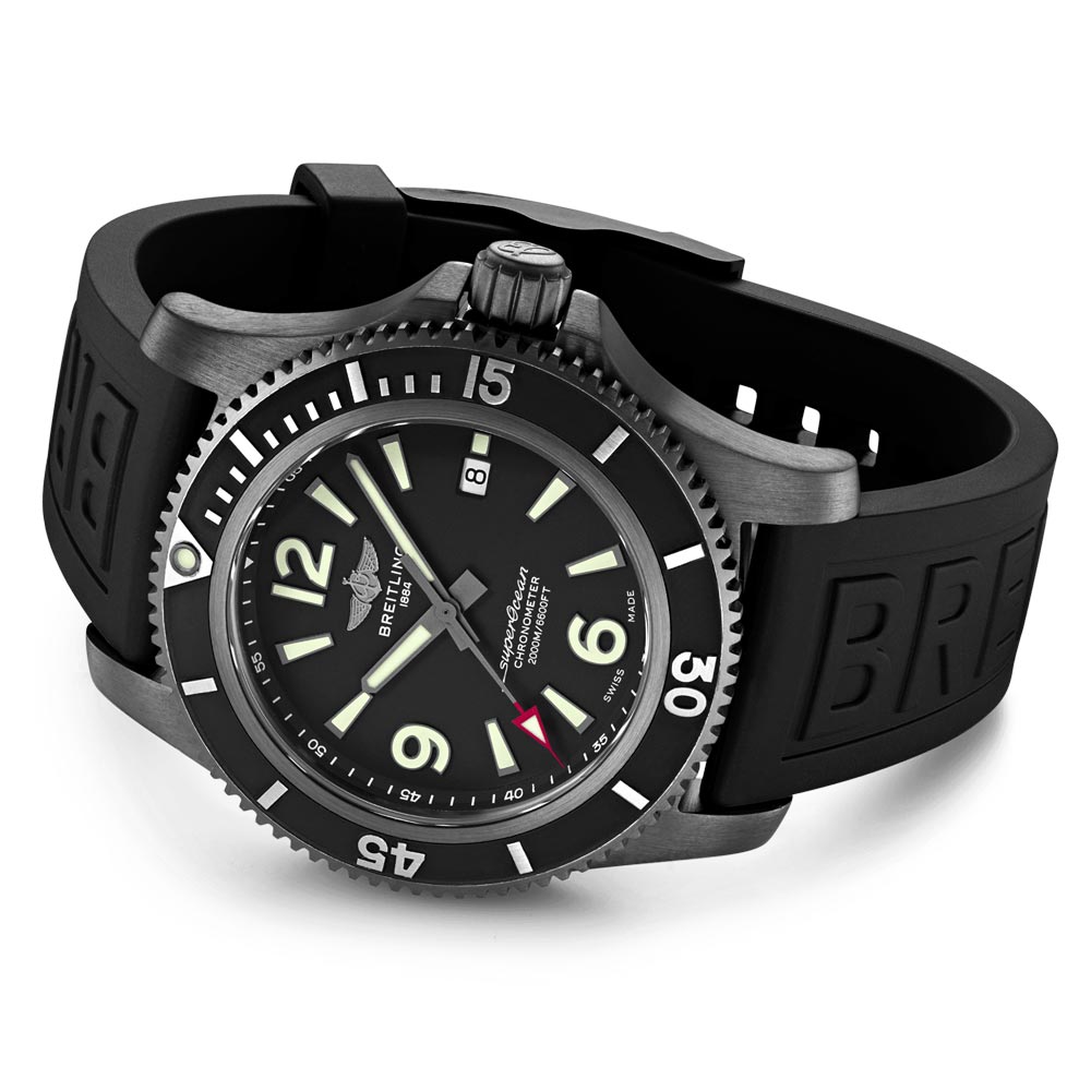 Breitling Superocean 46mm Black Automatic Gents Watch M17368B71B1S1