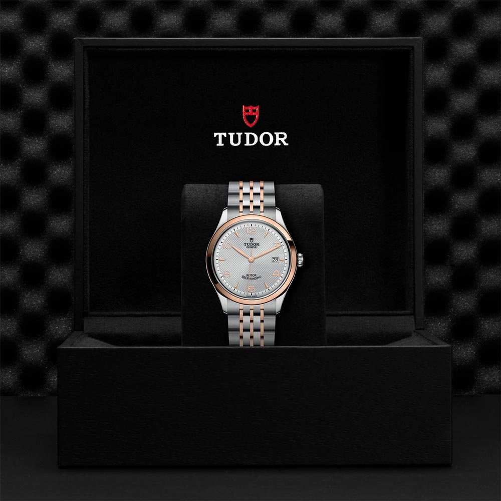 TUDOR 1926 39mm Silver Dial Steel & Gold Watch M91551-0001
