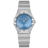OMEGA Constellation 28mm Blue Dial Ladies Quartz Watch 13110286003001