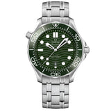 omega seamaster diver 300m 42mm green dial automatic gents watch