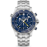 omega seamaster diver 300m co-axial chronometer gmt chronograph 44mm gents watch