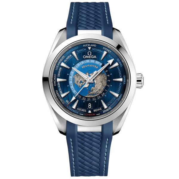 OMEGA Seamaster Aqua Terra GMT Worldtimer 43mm Automatic Gents Watch 22012432203001