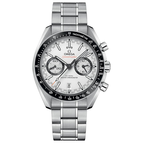 OMEGA Speedmaster Racing Chronograph 44.25mm White Dial Automatic Gents Watch 32930445104001