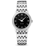 omega de ville prestige 27.4mm black dial ladies quartz watch
