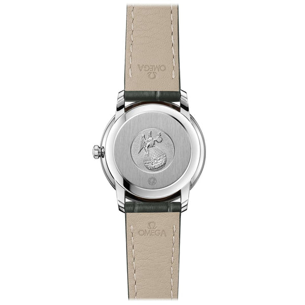 OMEGA De Ville Prestige 27.4mm Silver Dial Diamond Ladies Quartz Watch 42413276052002