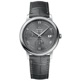 omega de ville prestige power reserve 39.5mm grey dial gents automatic watch