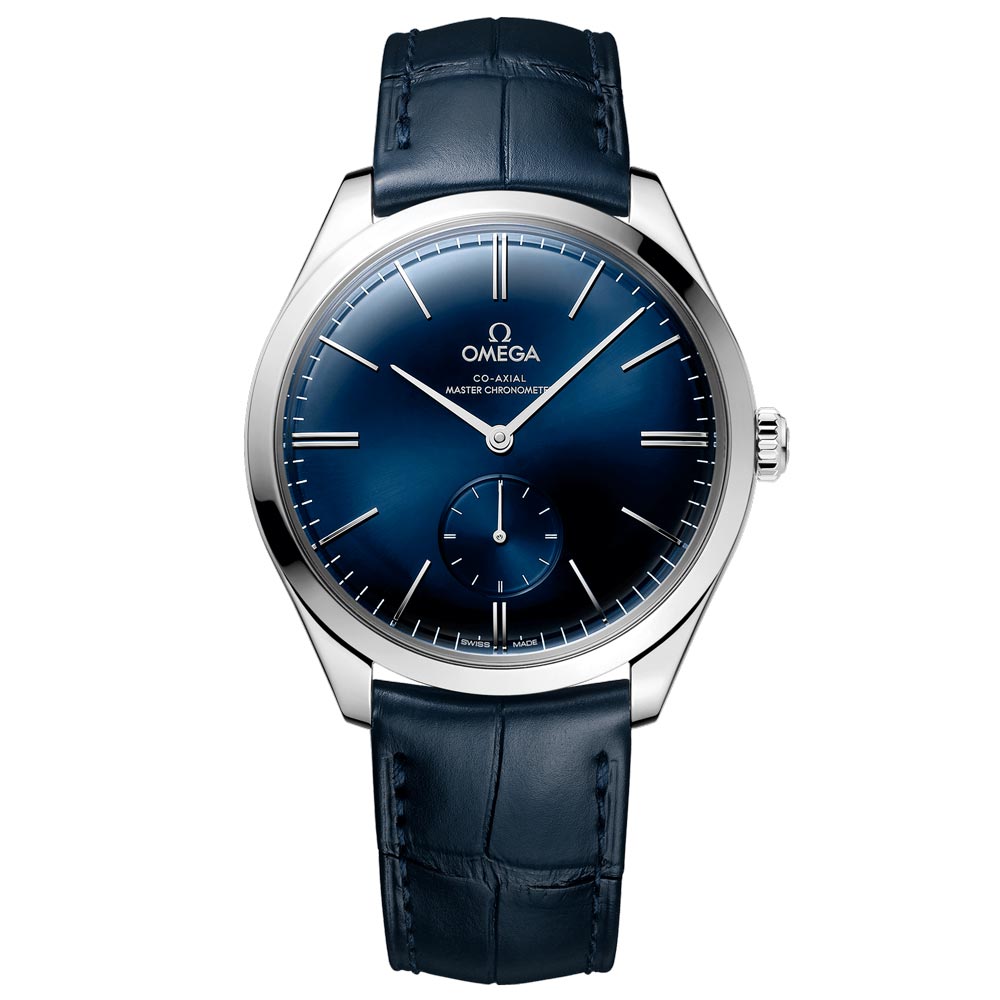 OMEGA De Ville Tresor Small Seconds 40mm Blue Dial Manual Wound Gents Watch 43513402103002
