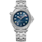 omega seamaster diver 300m beijing 2022 edition 42mm blue dial automatic gents watch