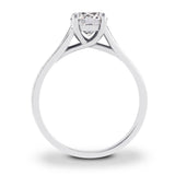 The Poinsettia Platinum 1.00ct Round Brilliant Cut Diamond Solitaire Engagement Ring