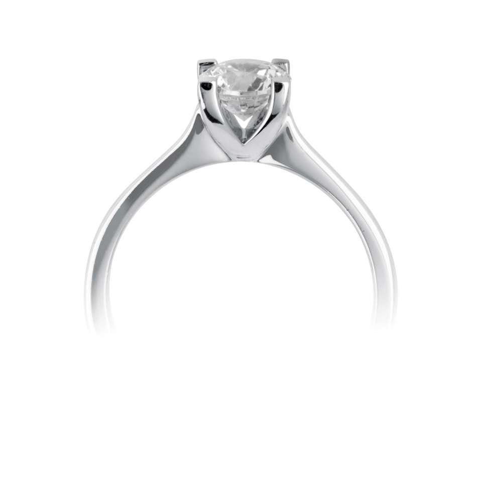 The Angelica Platinum Round Brilliant Cut Diamond Solitaire Engagement Ring