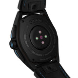tag heuer connected x porsche special edition 45mm titanium smart watch case back view