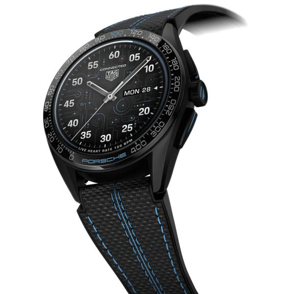 tag heuer connected x porsche special edition 45mm titanium smart watch