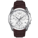 tissot t-classic couturier 41mm silver dial chronograph stainless steel gents watch