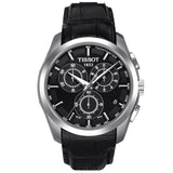 tissot t-classic couturier chronograph 41mm black dial stainless steel gents watch