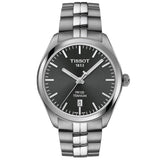 tissot t-classic pr 100 anthracite dial 39mm titanium gents watch