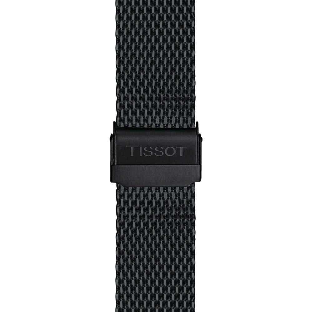 Tissot T-Sport PR 100 Chronograph 41mm Black Dial Black PVD Steel Gents Watch T1014173305100