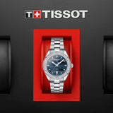 tissot t-classic pr 100 sport chic 36mm mop dial stainless steel ladies watch in presentation box