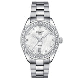 Tissot PR 100 Sport Chic 36mm MOP Diamond Dot Dial Ladies Quartz Watch T1019106111600