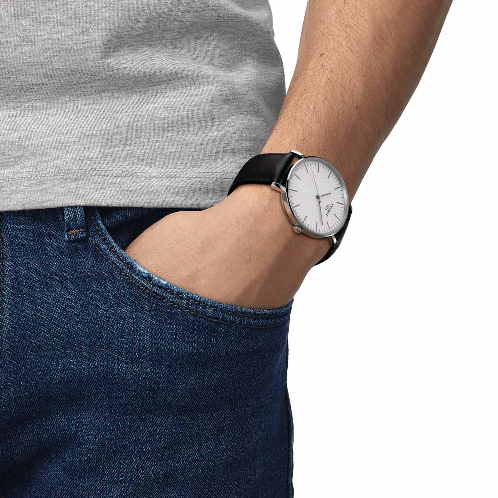 Tissot Everytime 42mm Silver Dial Gents Quartz Watch T1096101603100