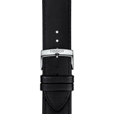 tissot t-classic everytime large 42mm silver dial gents watch clasp view